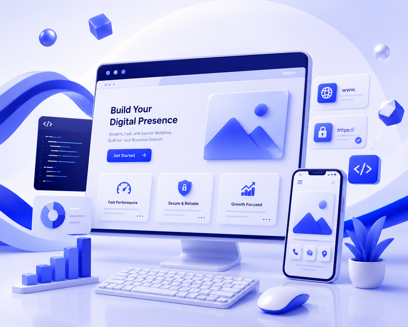 Mockup Website Premium