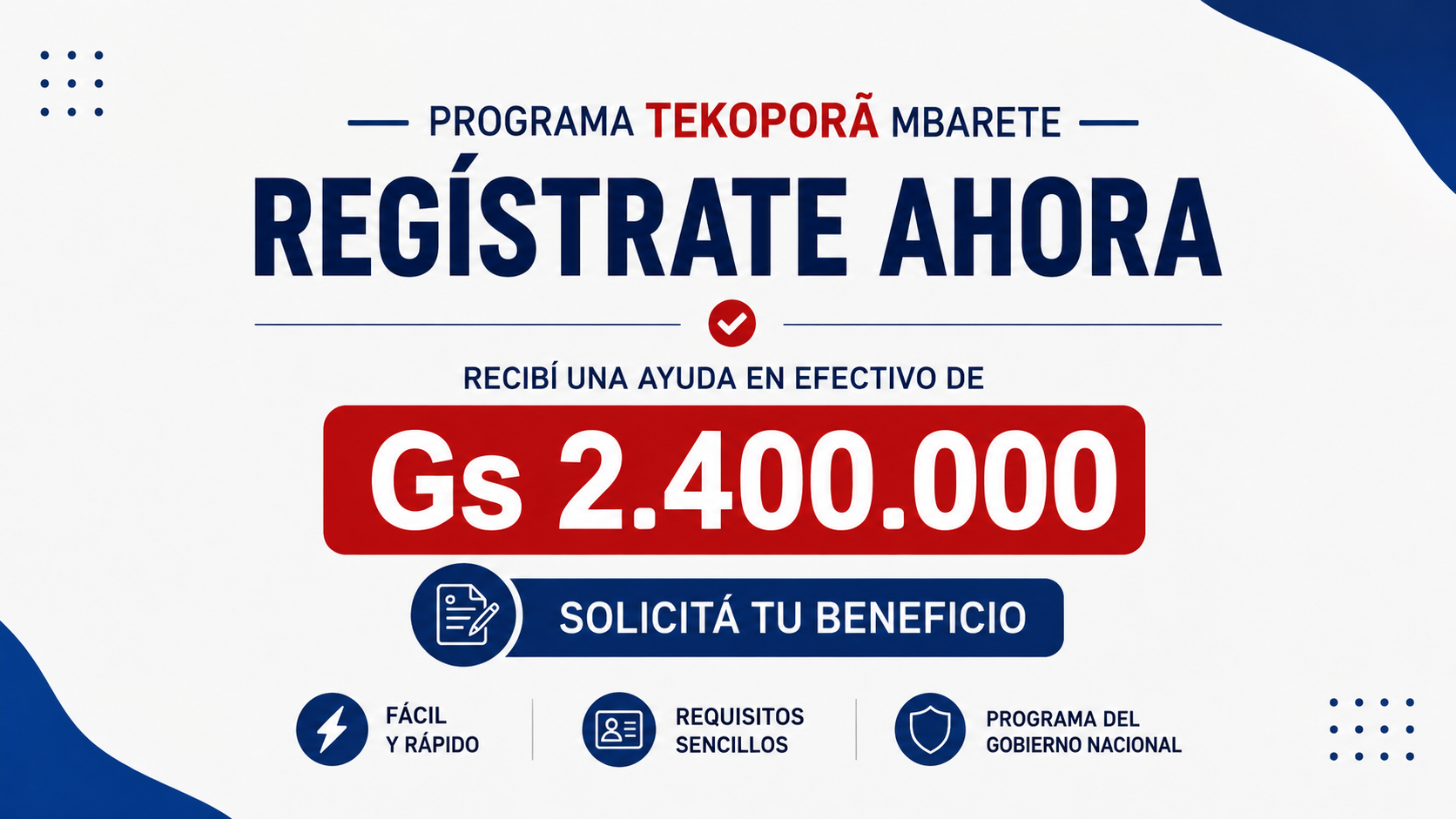 Programa Tekopara banner