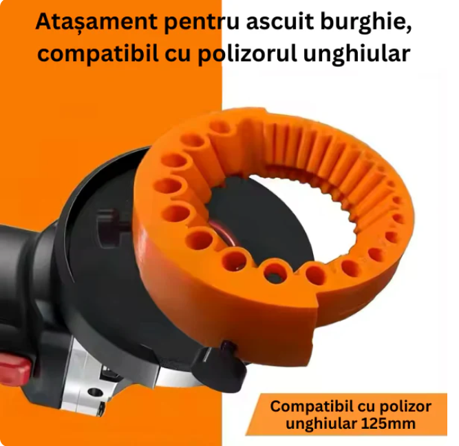 Atașament pentru ascuțit burghie